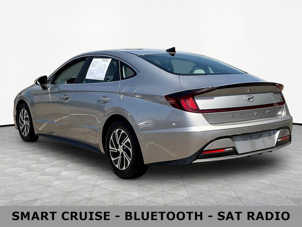 Used 2021 Hyundai Sonata Hybrid Blue Sedan