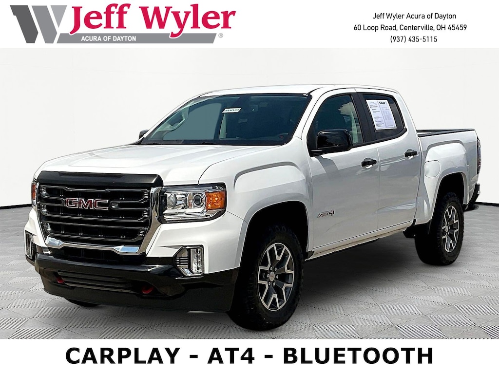 Used 2022 GMC Canyon AT4 w/Leather Truck Crew Cab