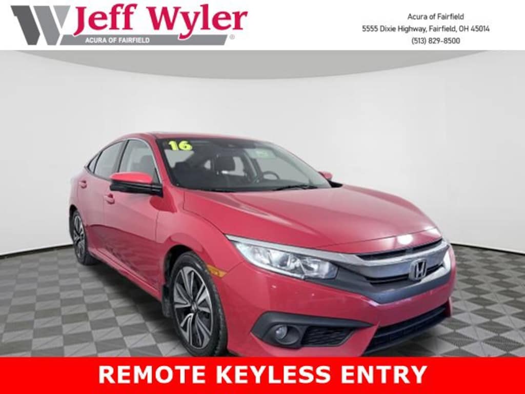 Used 2016 Honda Civic EX-T w/Honda Sensing Sedan