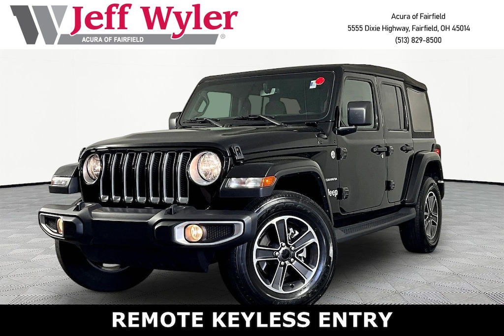 Used 2023 Jeep Wrangler 4-DOOR SAHARA 4X4 SUV