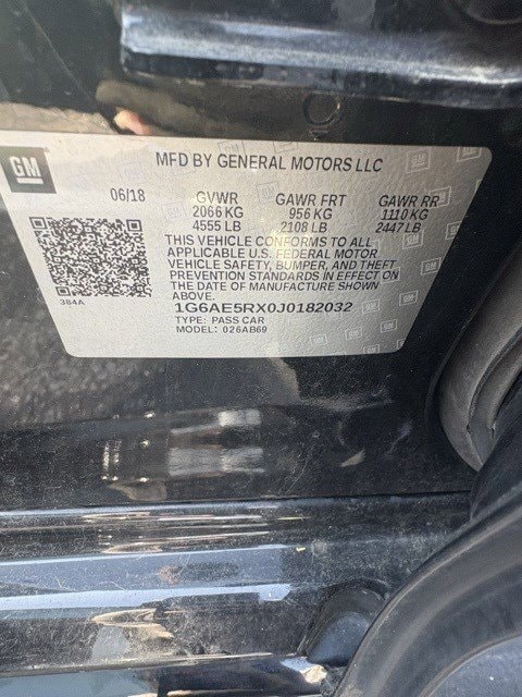 Used 2018 Cadillac ATS Sedan Base with VIN 1G6AE5RX0J0182032 for sale in Florence, KY