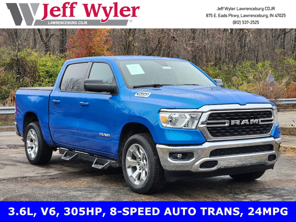 Used 2022 Ram 1500 Big Horn 4x4 Crew Cab 57 Box Truck Crew Cab