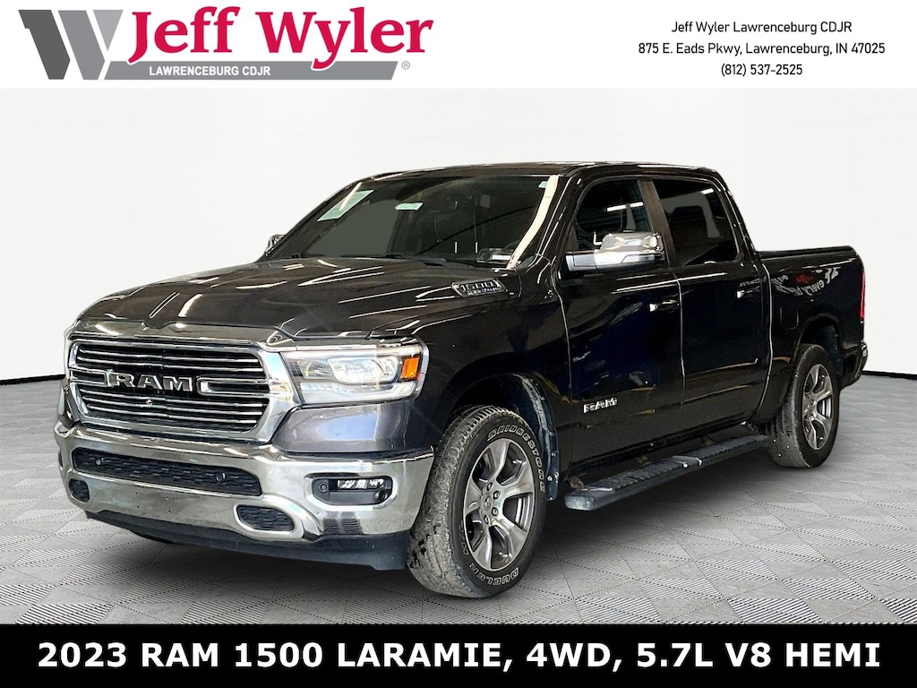 Used 2023 Ram 1500 Laramie 4x4 Crew Cab 57 Box Truck Crew Cab