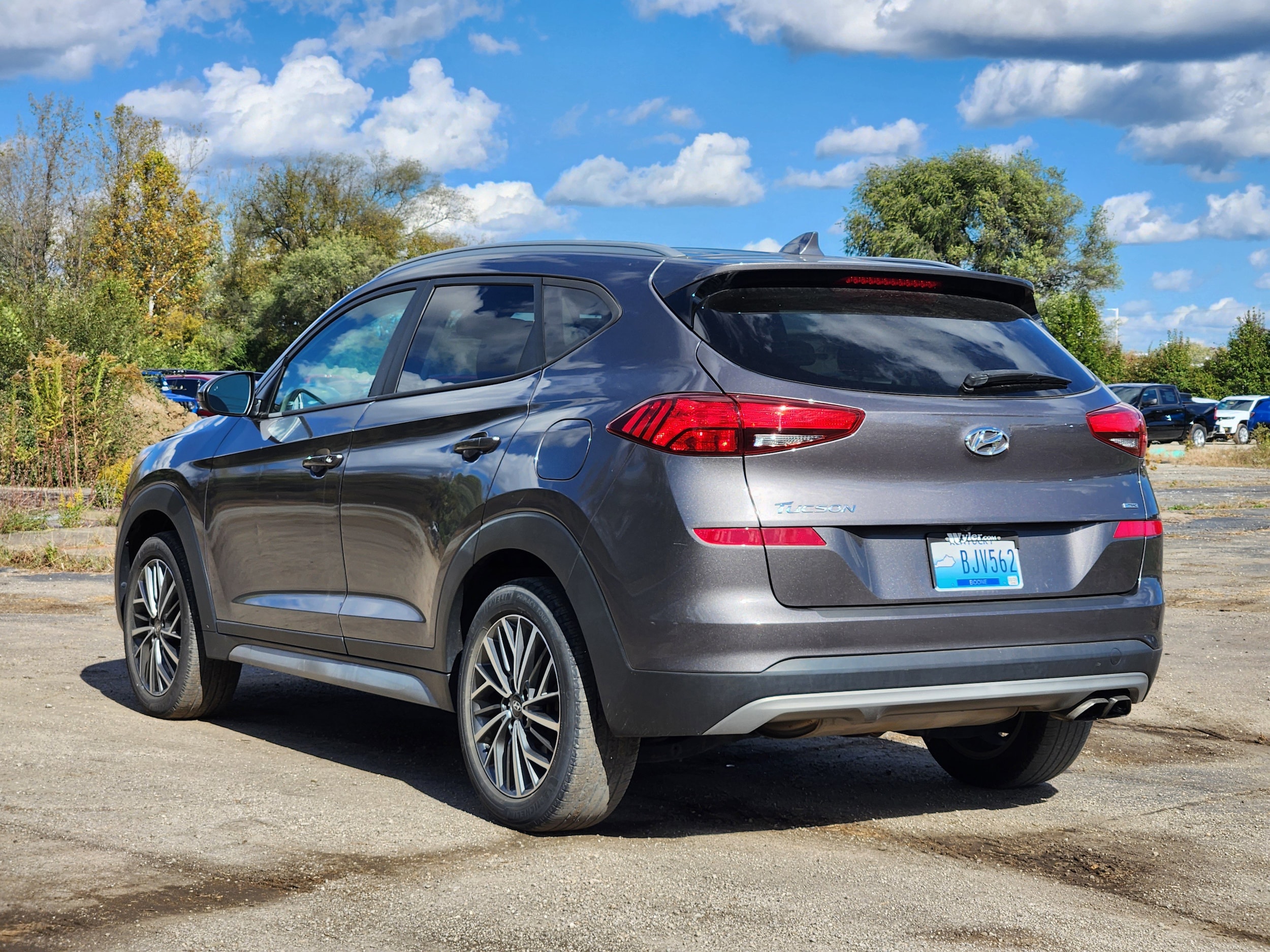 Used 2021 Hyundai Tucson SEL with VIN KM8J3CAL7MU341248 for sale in Greendale, IN