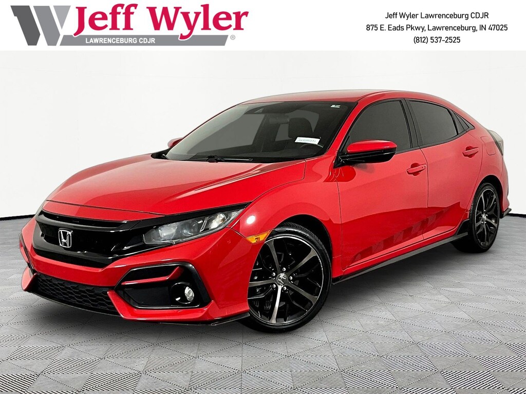 Used 2021 Honda Civic Hatchback Sport CVT Hatchback