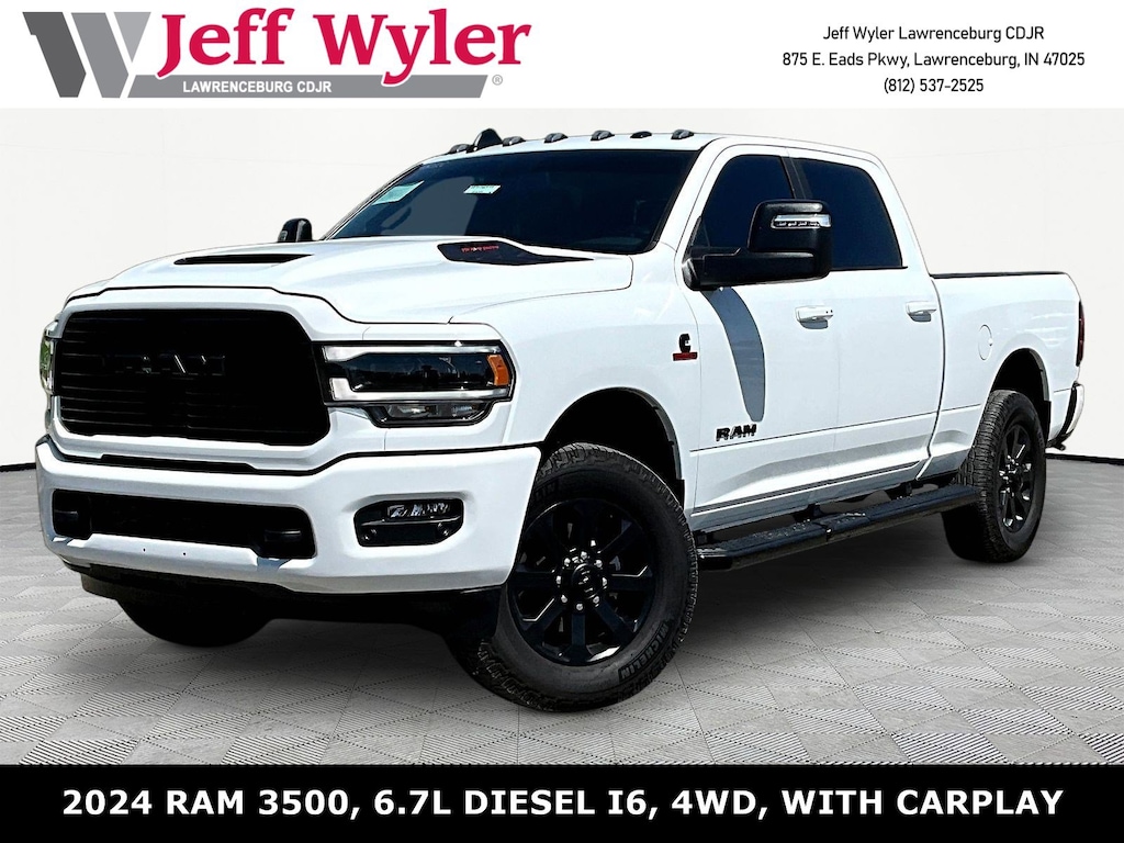 Used 2024 Ram 3500 Laramie 4x4 Crew Cab 64 Box Truck Crew Cab