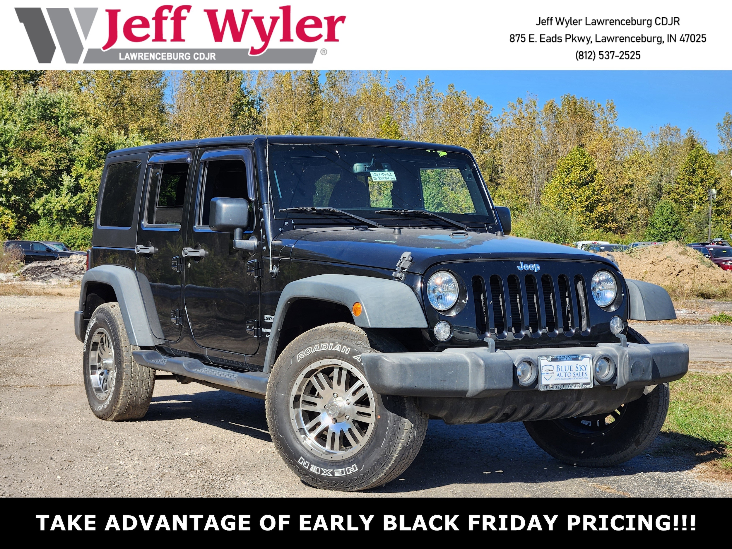 2018 Jeep Wrangler JK Unlimited Sport S