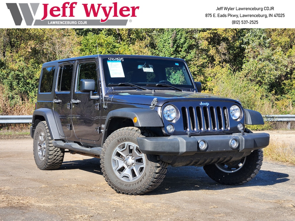 Used 2017 Jeep Wrangler Unlimited Sport 4x4 SUV