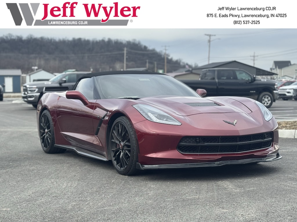 Used 2017 Chevrolet Corvette 2dr Stingray Z51 Conv w/2LT Convertible