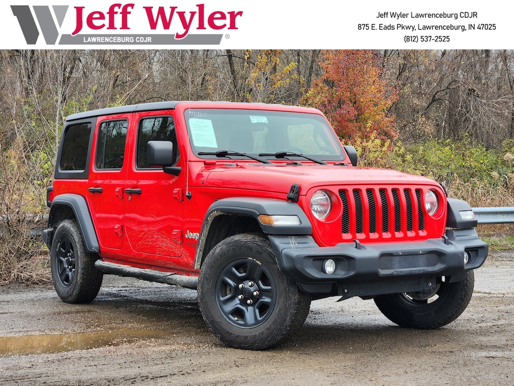 Used 2020 Jeep Wrangler Unlimited Sport 4x4 SUV