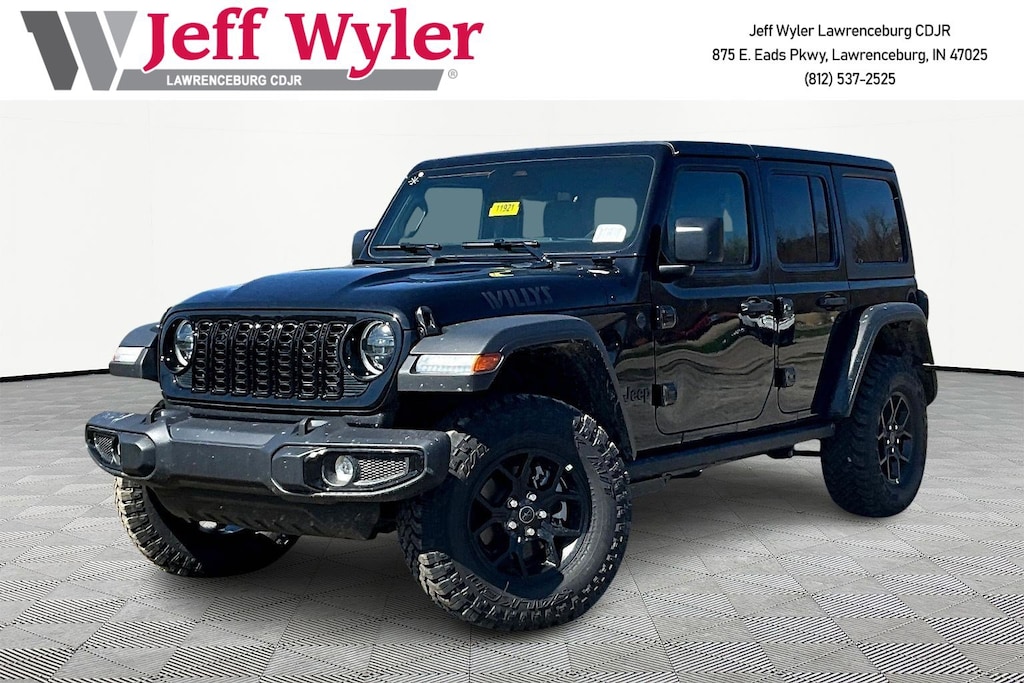New 2026 Jeep Wrangler 4-DOOR WILLYS Sport Utility