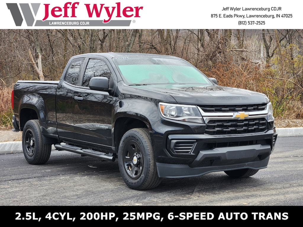 Used 2021 Chevrolet Colorado 2WD Ext Cab 128 Work Truck Truck Extended Cab