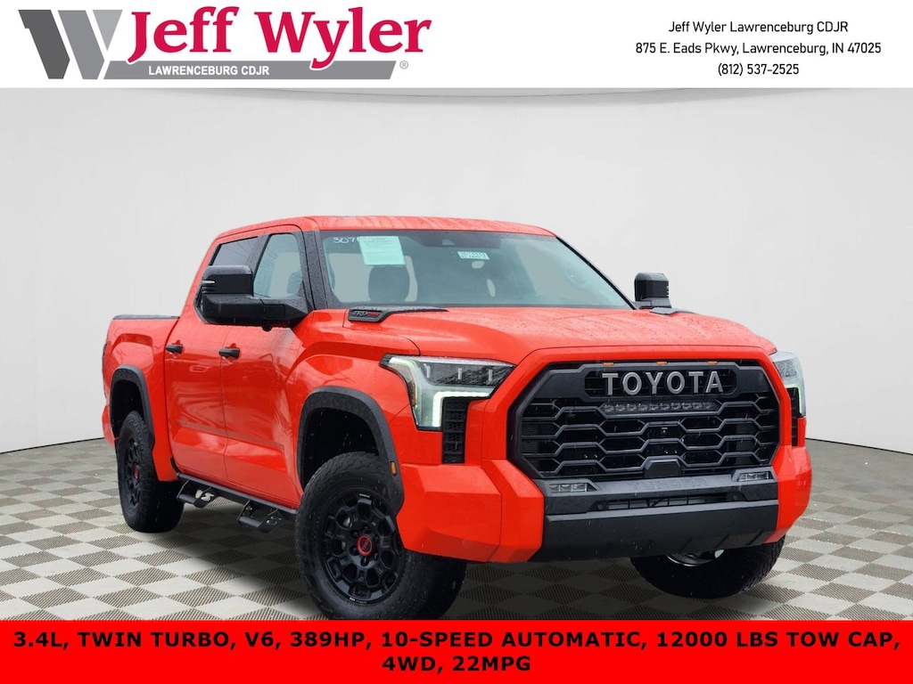 Used 2023 Toyota Tundra 4WD TRD Pro Hybrid CrewMax 5.5 Bed Truck CrewMax