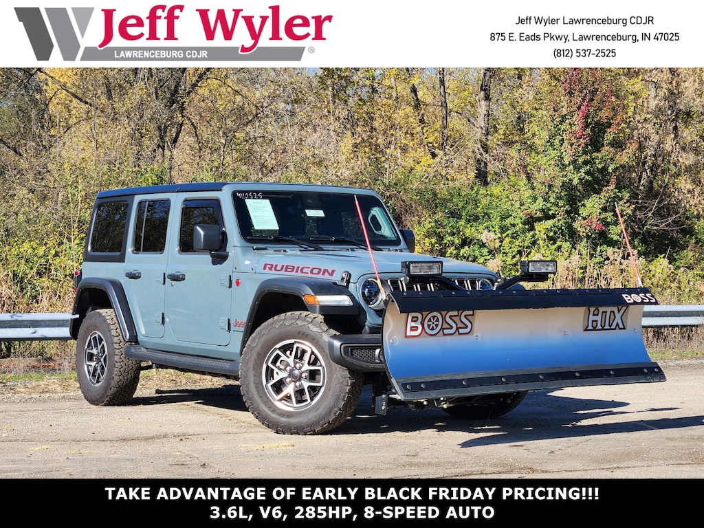 Used 2024 Jeep Wrangler Rubicon 4 Door 4x4 SUV