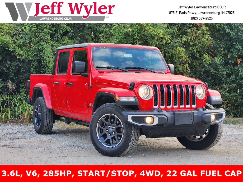 Used 2023 Jeep Gladiator Overland 4x4 *Ltd Avail* Truck Crew Cab