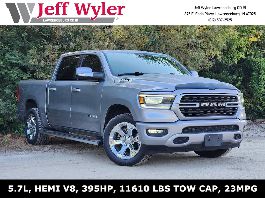 Used 2022 Ram 1500 Big Horn 4x4 Crew Cab 57 Box Truck Crew Cab