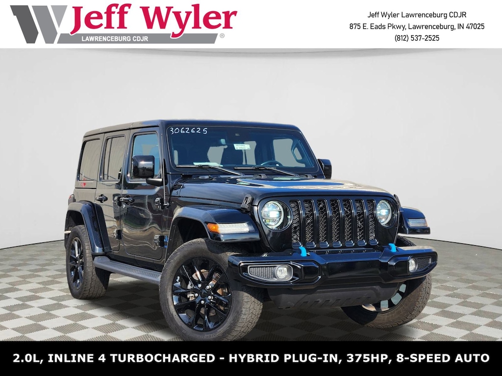 Used 2021 Jeep Wrangler 4xe Unlimited Sahara High Altitude 4x4 SUV