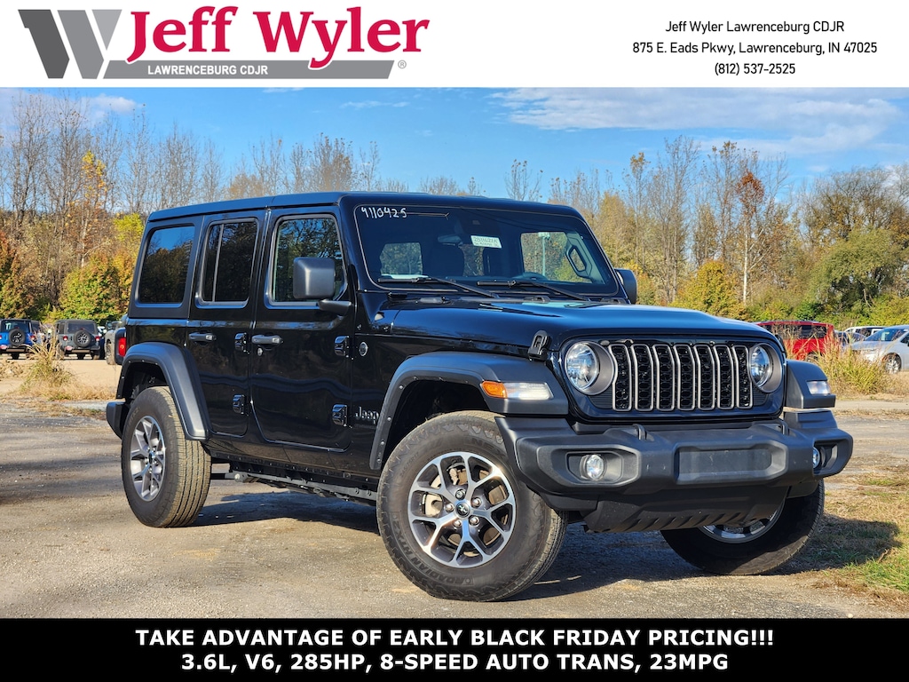 Used 2024 Jeep Wrangler Sport S 4 Door 4x4 SUV