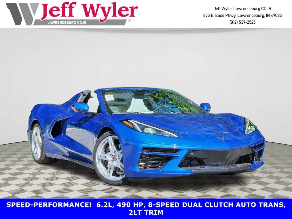 Used 2023 Chevrolet Corvette 2dr Stingray Conv w/2LT Convertible