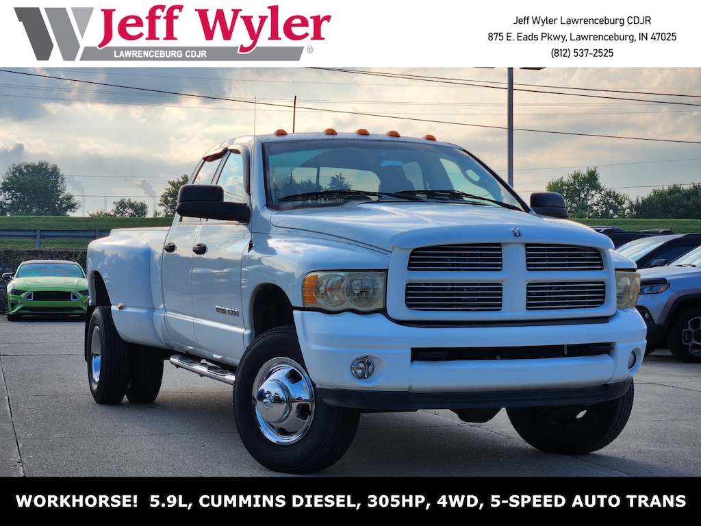 Used 2004 Dodge Ram 3500 4dr Quad Cab 160.5 WB DRW 4WD SLT Truck Quad Cab