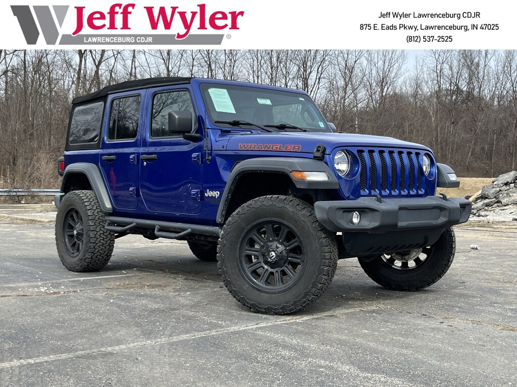 Used 2018 Jeep Wrangler Unlimited Sport S 4x4 SUV