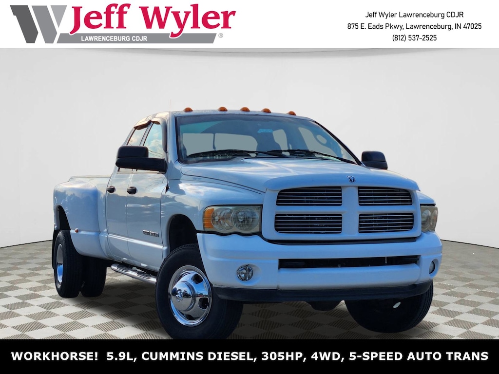 Used 2004 Dodge Ram 3500 4dr Quad Cab 160.5 WB DRW 4WD SLT Truck Quad Cab