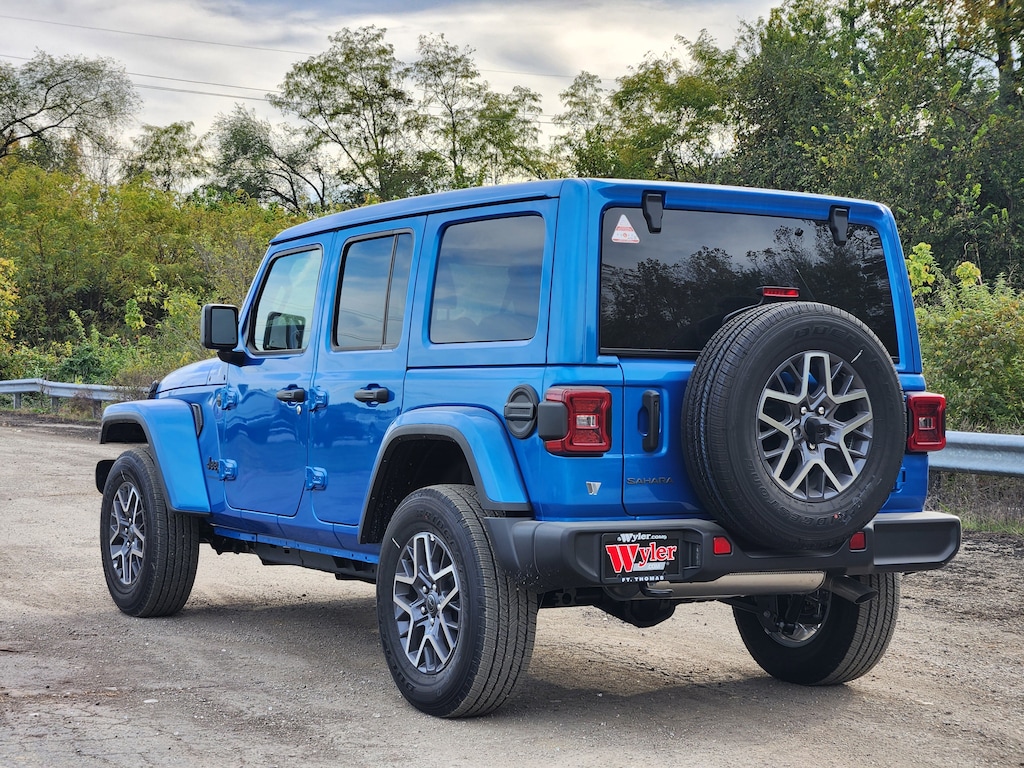 New 2025 Jeep Wrangler 4-DOOR SAHARA Sport Utility