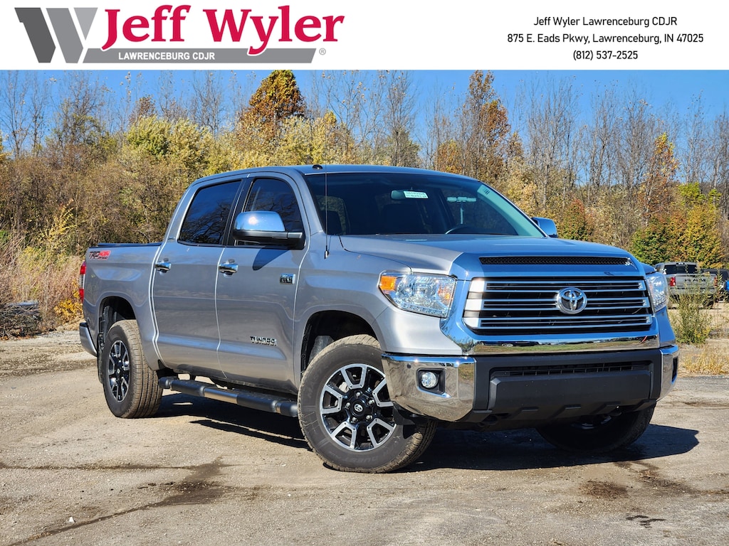 Used 2017 Toyota Tundra 4WD Limited CrewMax 5.5 Bed 5.7L FFV Truck CrewMax