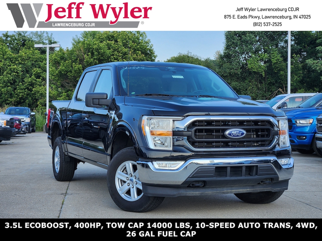 Used 2022 Ford F-150 XLT 4WD SuperCrew 5.5 Box Truck SuperCrew Cab