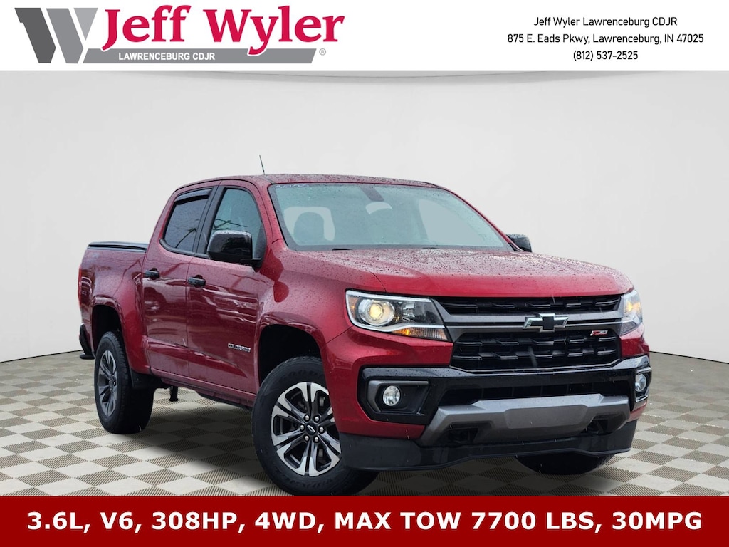 Used 2021 Chevrolet Colorado 4WD Crew Cab 128 Z71 Truck Crew Cab