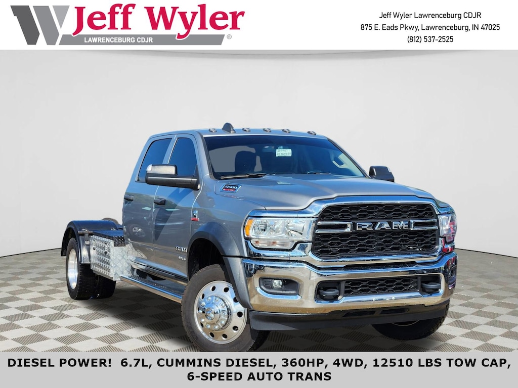 Used 2020 Ram 5500 Chassis Cab Tradesman 4x4 Crew Cab 60 CA 173.4 WB Truck Crew Cab