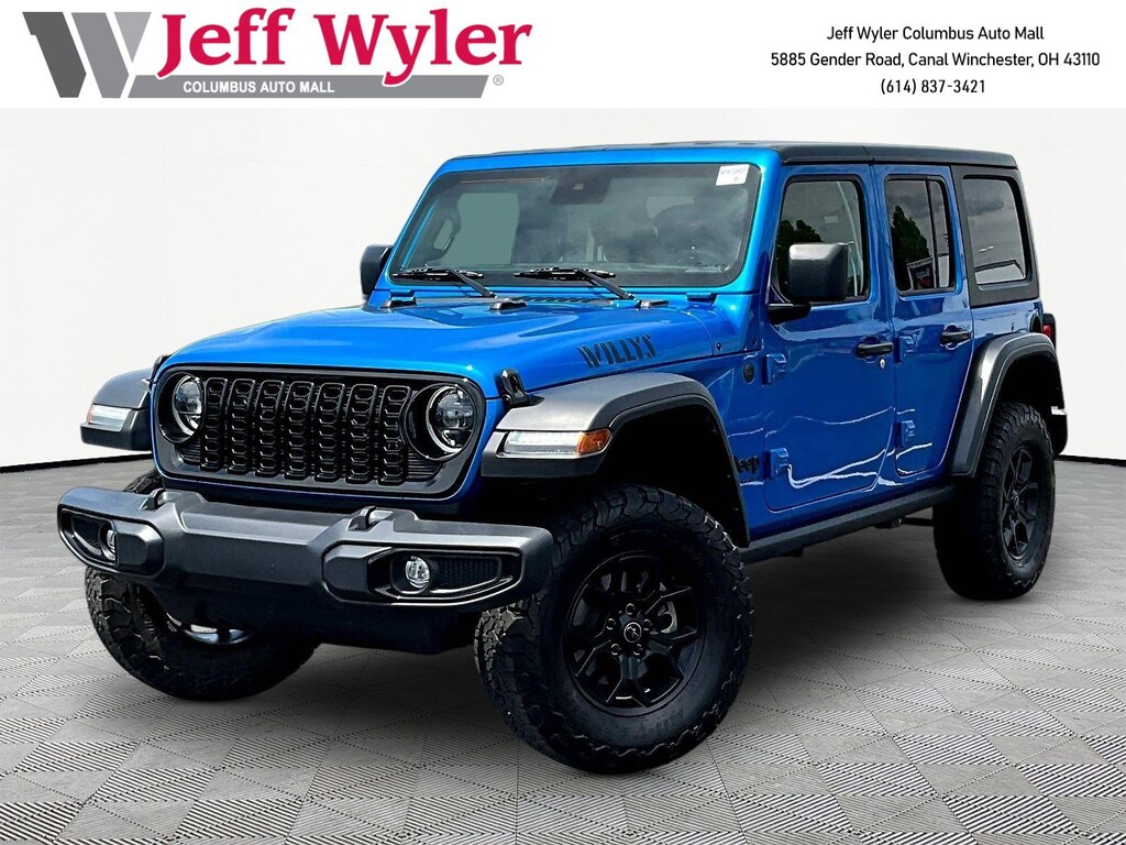Used 2024 Jeep Wrangler Willys 4 Door 4x4 Convertible