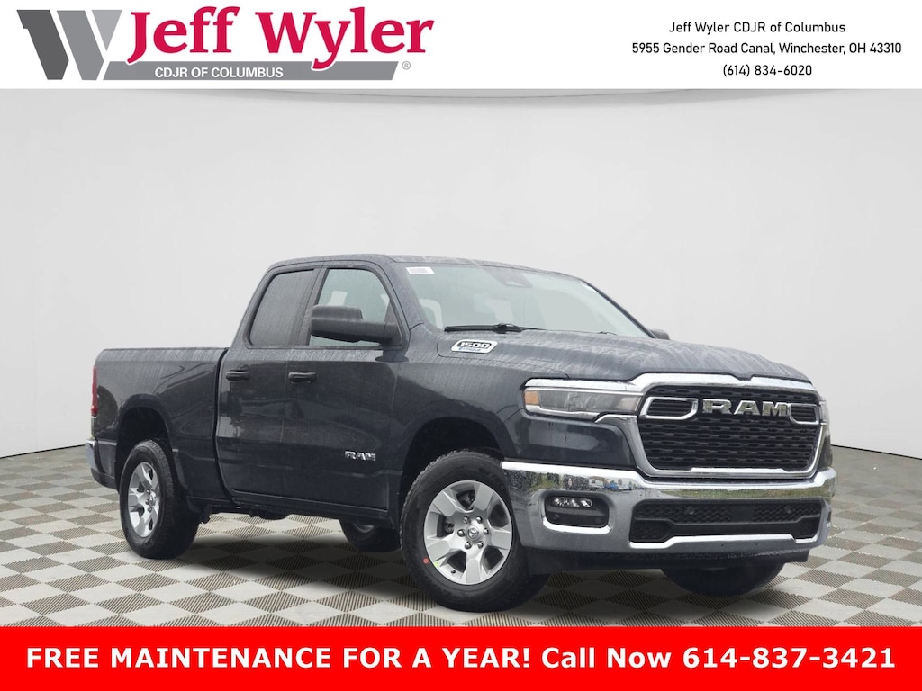 New 2025 Ram 1500 BIG HORN QUAD CAB 4X4 6'4 BOX Pickup