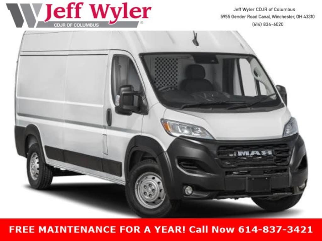 New 2025 Ram ProMaster PROMASTER 3500 TRADESMAN CARGO VAN HIGH ROOF 159' Cargo Van