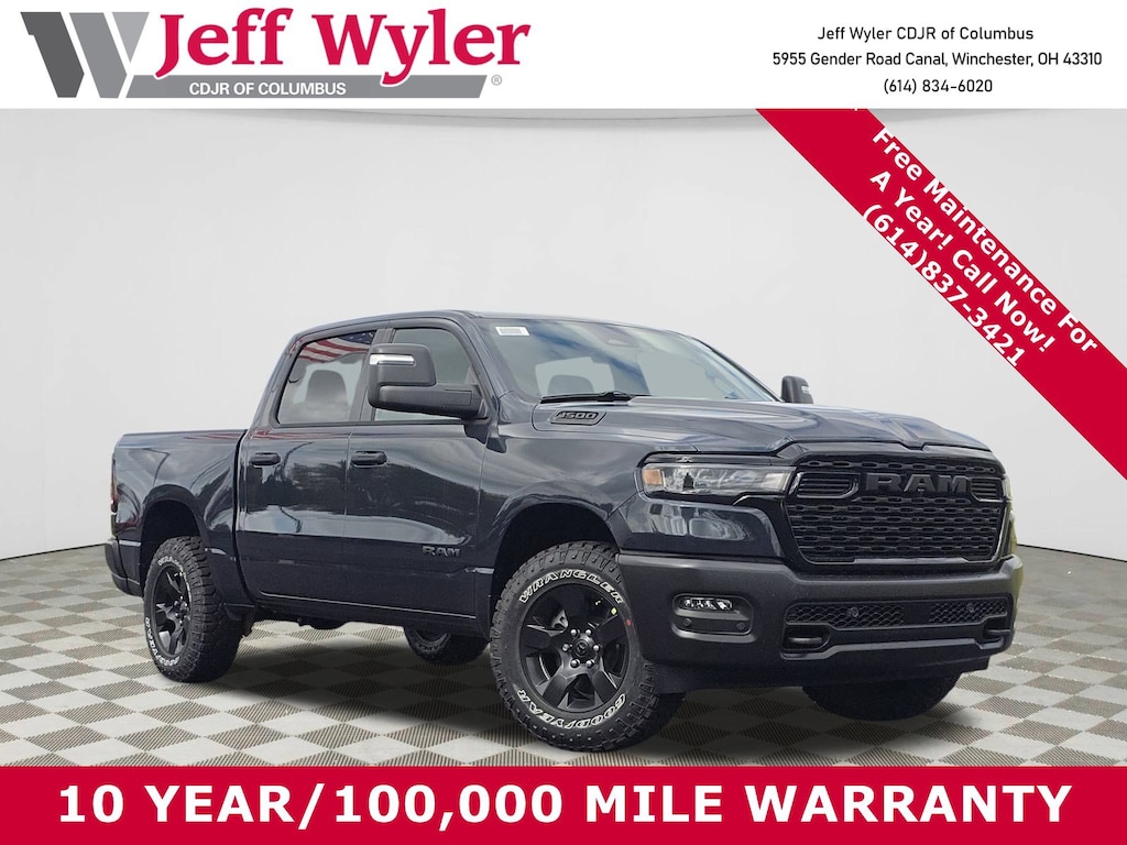 New 2026 Ram 1500 WARLOCK CREW CAB 4X4 5'7 BOX Pickup