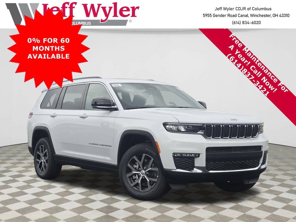 New 2025 Jeep Grand Cherokee L LIMITED 4X4 Sport Utility