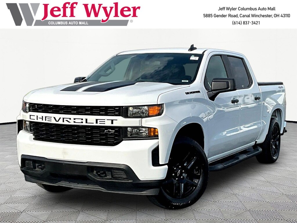 Used 2021 Chevrolet Silverado 1500 4WD Crew Cab 147 Custom Truck