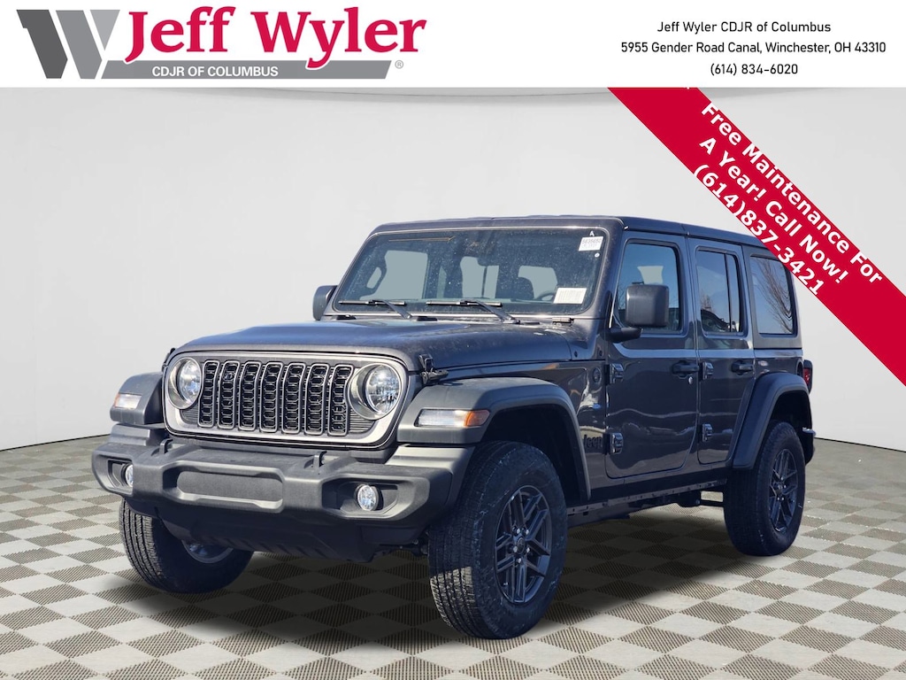 New 2025 Jeep Wrangler 4-DOOR SPORT S Sport Utility
