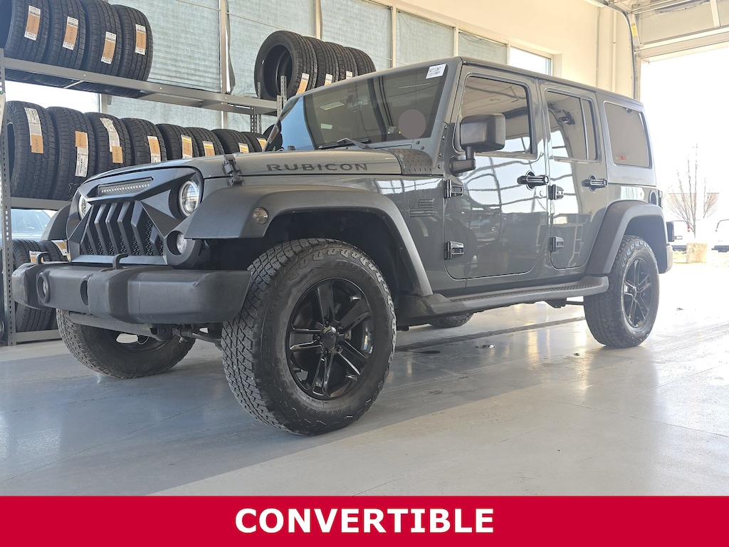 Used 2015 Jeep Wrangler Unlimited 4WD 4dr Rubicon Convertible