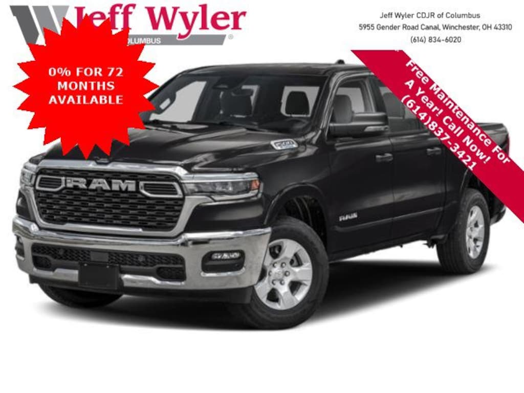 New 2025 Ram 1500 BIG HORN CREW CAB 4X4 5'7 BOX Pickup