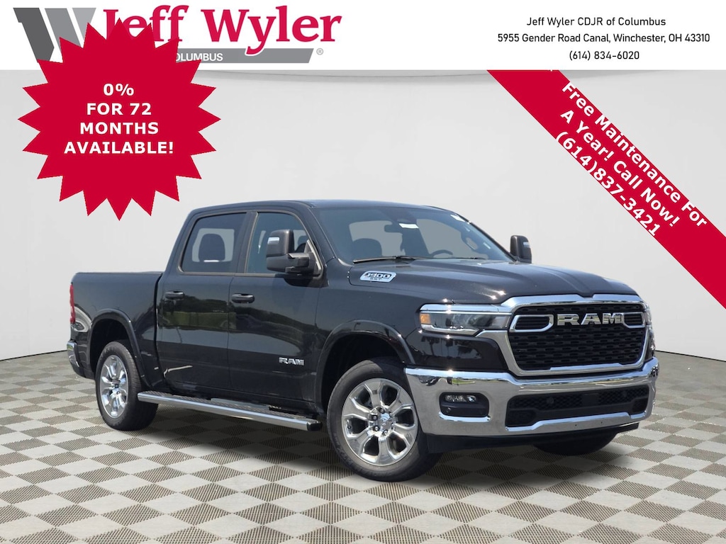 New 2025 Ram 1500 BIG HORN CREW CAB 4X4 5'7 BOX Pickup