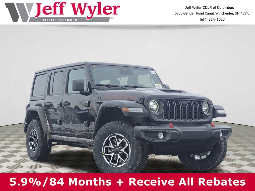 New 2026 Jeep Wrangler 4-DOOR RUBICON Sport Utility