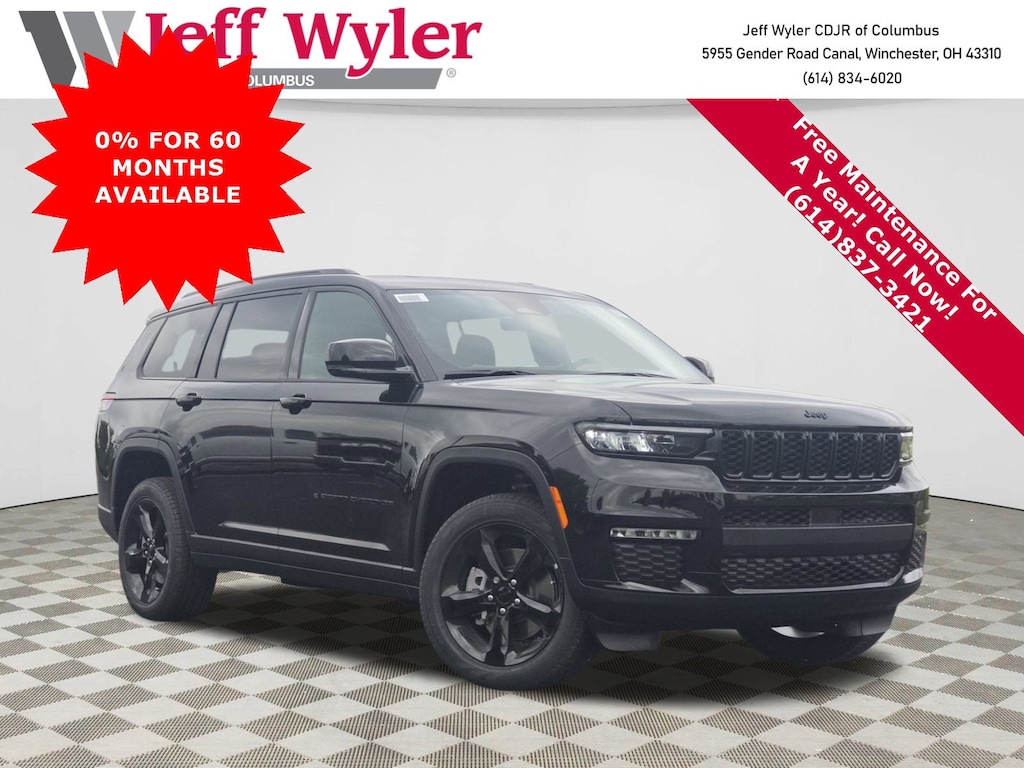 New 2025 Jeep Grand Cherokee L LIMITED 4X4 Sport Utility