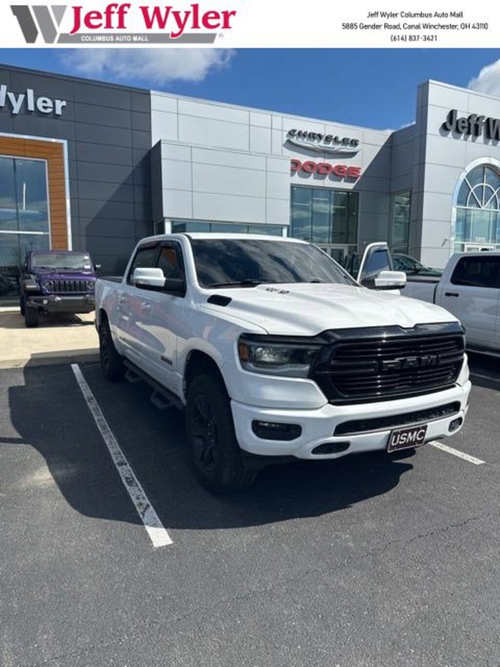 Used 2020 Ram 1500 Big Horn 4x4 Crew Cab 57 Box Truck