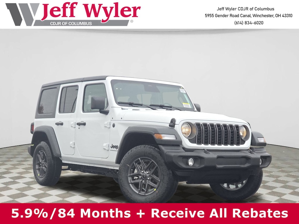 New 2026 Jeep Wrangler 4-DOOR SPORT S Sport Utility