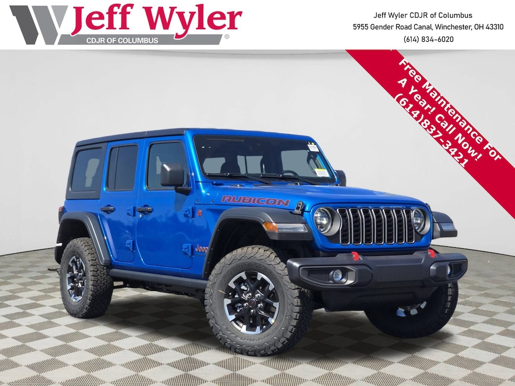 New 2025 Jeep Wrangler 4-DOOR RUBICON Sport Utility