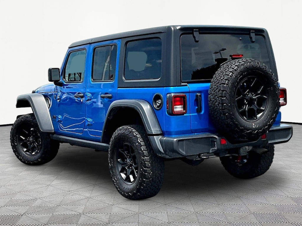 Used 2024 Jeep Wrangler Willys 4 Door 4x4 Convertible