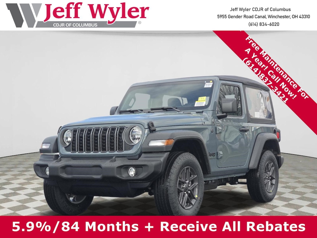 New 2026 Jeep Wrangler 2-DOOR SPORT Sport Utility