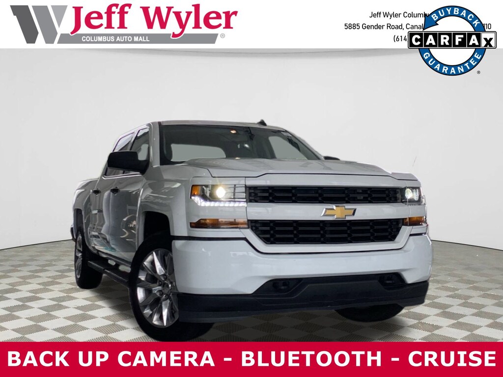 Used 2018 Chevrolet Silverado 1500 2WD Crew Cab 143.5 Custom Truck