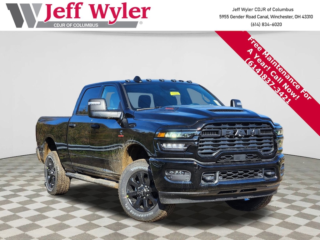 New 2026 Ram 2500 BLACK EXPRESS CREW CAB 4X4 6'4 BOX Pickup